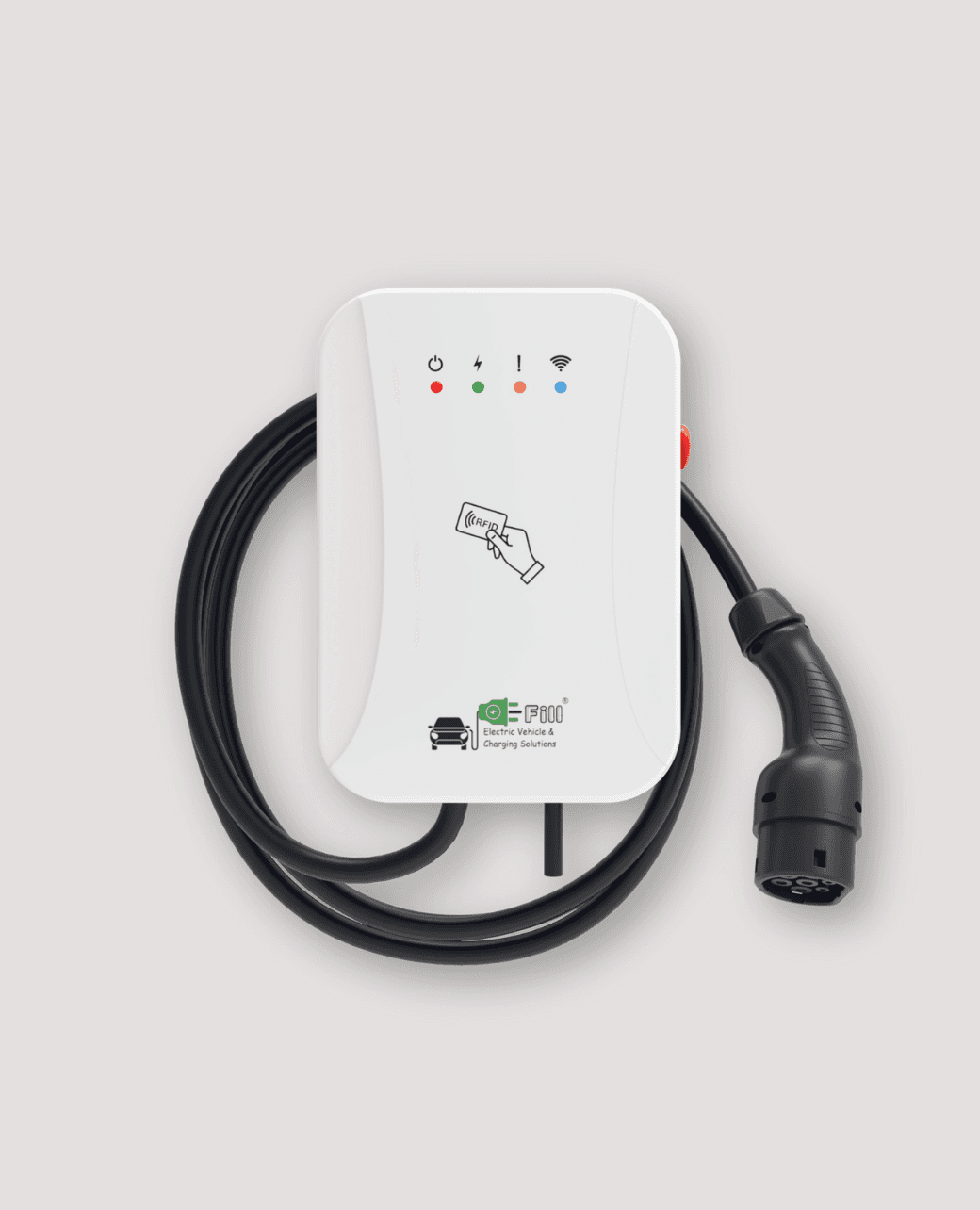 X1 Series AC AC EV charger with 7.2 kW output rating, featuring advanced power management and smart connectivity for commercial EV charging stations in India