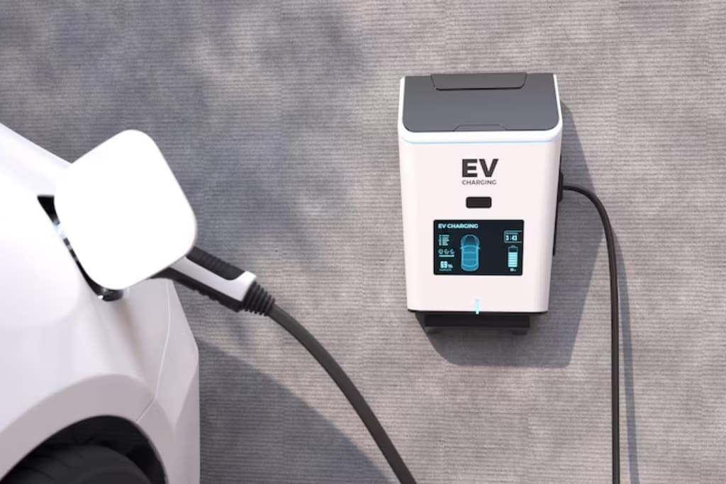 Single Gun Type 2 AC Charger AC EV charger with  kW output rating, featuring advanced power management and smart connectivity for commercial EV charging stations in India