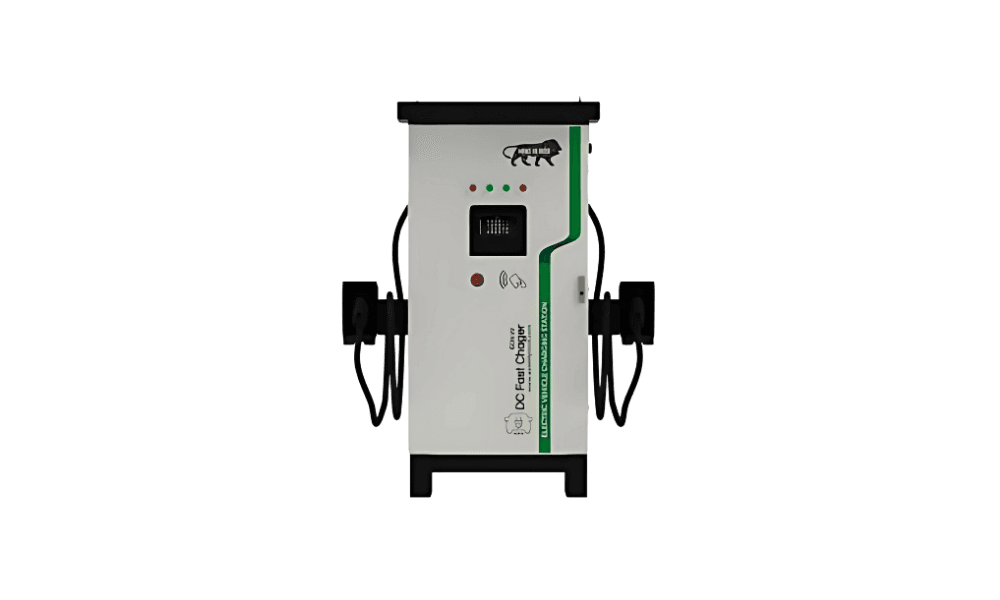 60KW CCS Single Gun DC EV charger with 60 kW output rating, featuring advanced power management and smart connectivity for commercial EV charging stations in India