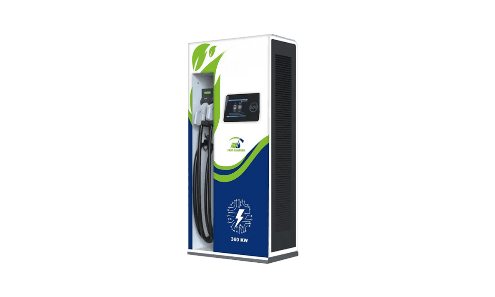 30KW CCS Single Gun DC EV charger with  kW output rating, featuring advanced power management and smart connectivity for commercial EV charging stations in India