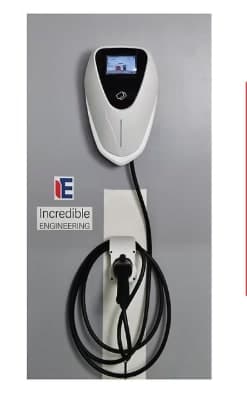 7.4 Solo Connector AC EV charger with  kW output rating, featuring advanced power management and smart connectivity for commercial EV charging stations in India