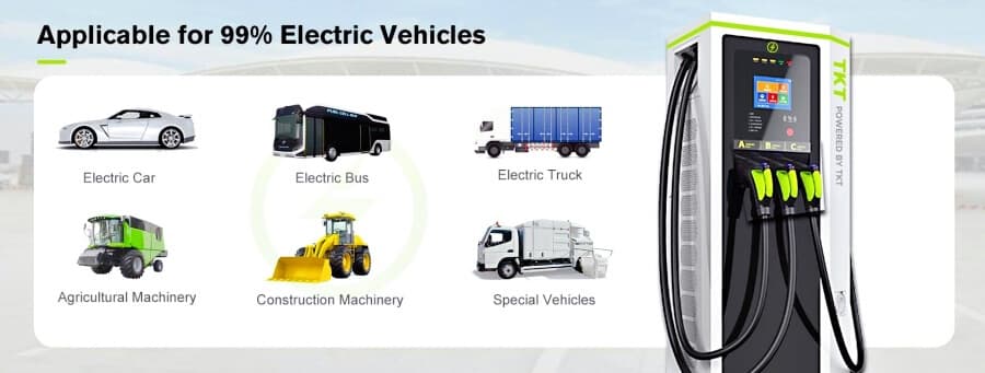 Three Outlet Level 3 EV Charger (90-240kW)