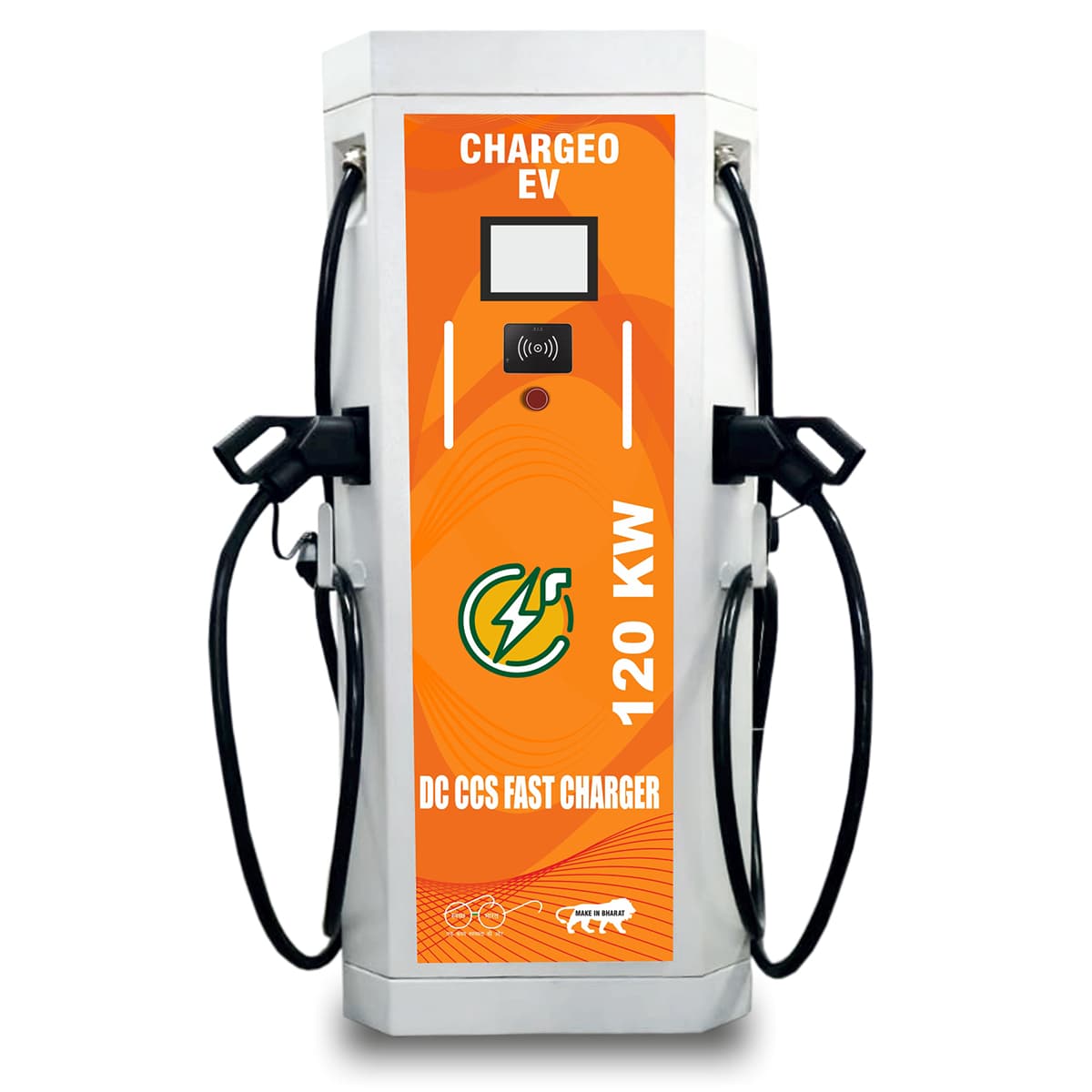 DC Fast Chargers 120 KW DC EV charger with  kW output rating, featuring advanced power management and smart connectivity for commercial EV charging stations in India