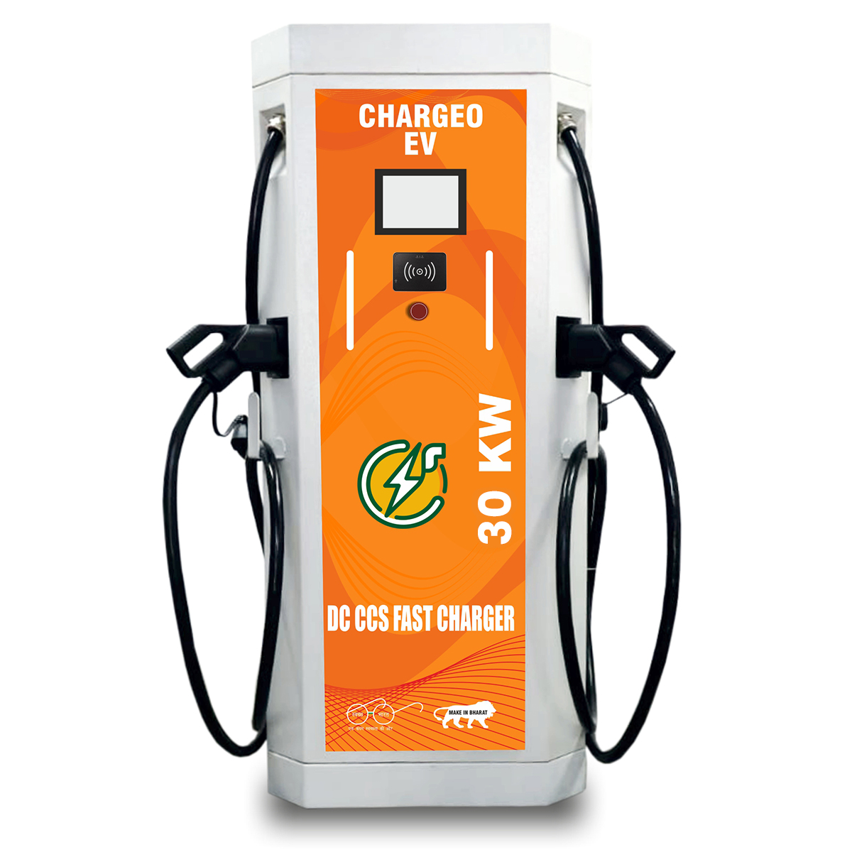 DC Fast Chargers 30 KW DC EV charger with 30 kW output rating, featuring advanced power management and smart connectivity for commercial EV charging stations in India