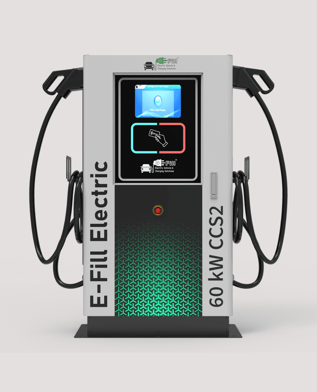 X4 Series EV Charger DC EV charger with 60 kW output rating, featuring advanced power management and smart connectivity for commercial EV charging stations in India
